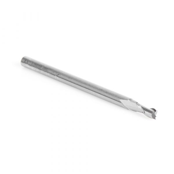 Amana 46005 Solid Carbide Spiral Plunge 7/64 Dia x 1/4 x 1/8 Shank x 2 Inch Long Up-Cut
