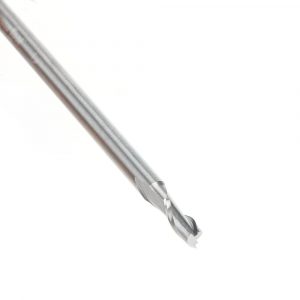 Amana 46005 Solid Carbide Spiral Plunge 7/64 Dia x 1/4 x 1/8 Shank x 2 Inch Long Up-Cut