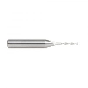 Amana 46009 Solid Carbide Spiral Plunge 1/16 Dia x 1/2 x 1/4 Shank x 2 Inch Long Up-Cut