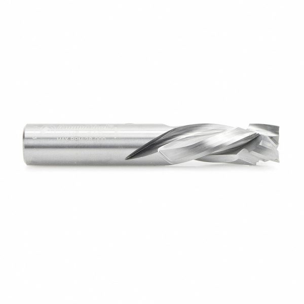 Amana 46012 CNC Solid Carbide Compression Spiral 3 Flute x 1/2 Dia x 1-1/4 x 1/2 Inch Shank
