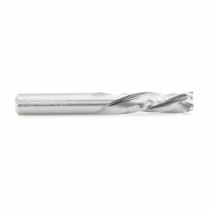 Amana 46020 CNC Solid Carbide Mortise Compression Spiral 3 Flute 3/8 Dia x 1 Inch x 3/8 Shank