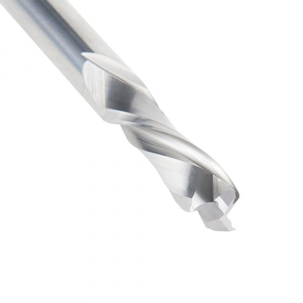 Amana 46021 CNC Solid Carbide Mortise Compression Spiral 3/8 Dia x 1-1/4 x 3/8 Inch Shank