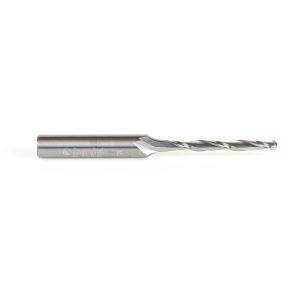 Amana 46030 Solid Carbide CNC Foam Cutting Up-Cut Ball End Spiral 1/8 Dia x 1-1/8 x 1/4 Shank x 2-1/2 Inch Long Router Bit