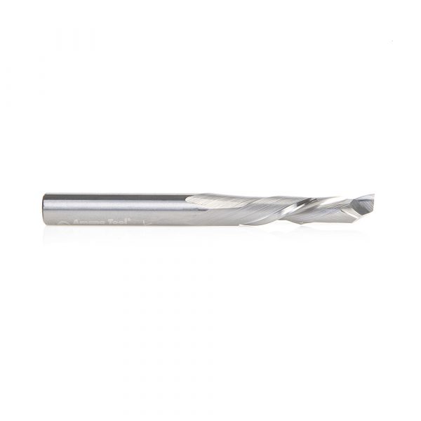 Amana 46036 CNC Solid Carbide Compression Spiral Single Flute 1/4 Dia x 1 Inch x 1/4 Inch Shank