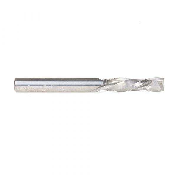 Amana 46037 CNC Solid Carbide Compression Spiral 1/4 Dia x 1 Inch x 1/4 Inch Shank
