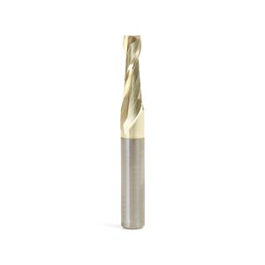Amana 46042 Solid Carbide Up-Cut Spiral 3/16 Dia x 5/8 x 1/4 Shank x 2 Inch Long Composite, Fiberglass & Phenolic Cutting ZrN Coated Router Bit