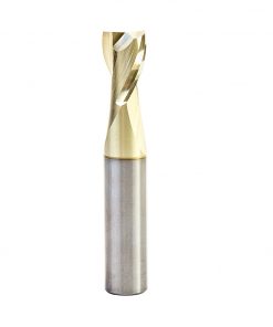 Amana 46047 Solid Carbide Up-Cut Spiral 1/2 Dia x 3/4 x 1/2 Shank x 3 Inch Long Composite, Fiberglass & Phenolic Cutting ZrN Coated Router Bit