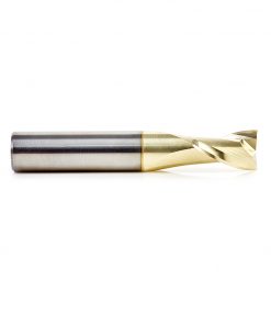 Amana 46047 Solid Carbide Up-Cut Spiral 1/2 Dia x 3/4 x 1/2 Shank x 3 Inch Long Composite, Fiberglass & Phenolic Cutting ZrN Coated Router Bit