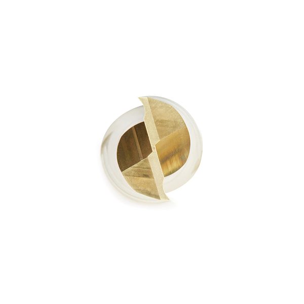 Amana 46047 Solid Carbide Up-Cut Spiral 1/2 Dia x 3/4 x 1/2 Shank x 3 Inch Long Composite, Fiberglass & Phenolic Cutting ZrN Coated Router Bit