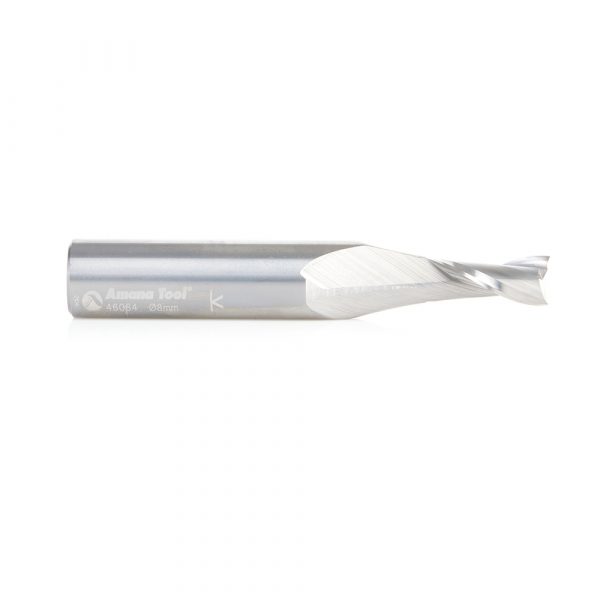 Amana 46064 Solid Carbide Spiral Plunge 8mm Dia x 3/4 x 1/2 Inch Shank Up-Cut