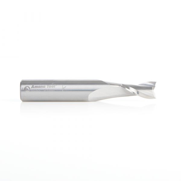 Amana 46065 Solid Carbide Spiral Plunge 10mm Dia x 3/4 x 1/2 Inch Shank Up-Cut