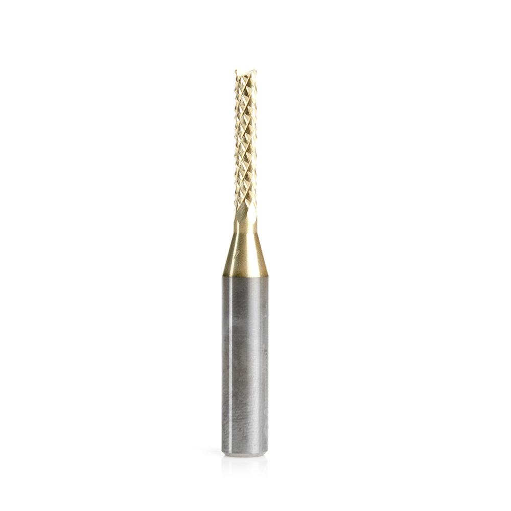 Amana 46096-Z CNC End Mill Point Diamond Pattern Composite Cutting 1/8 Dia x 3/4 x 1/4 Inch Shank