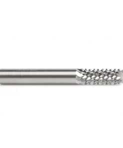 Amana 46098 Solid Carbide Medium Burr with 135 Degree Drill Point Fiberglass and Composite Cutting 1/4 Dia x 3/4 x 1/4 Shank Router Bit