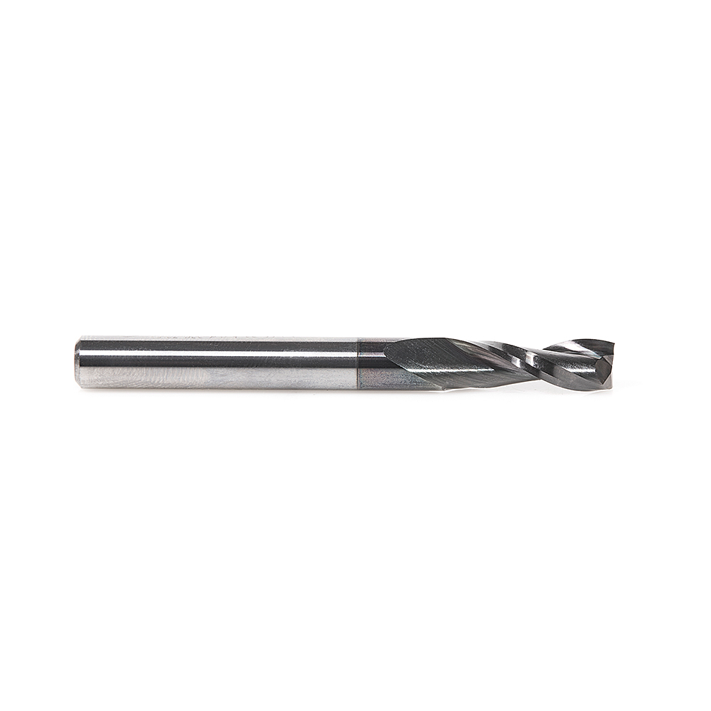 Amana 46102-DLC Solid Carbide Spiral Plunge Diamond-Like Carbon (DLC) Coated for Solid Wood 1/4 Dia x 3/4 x 1/4 Inch Shank Up-Cut