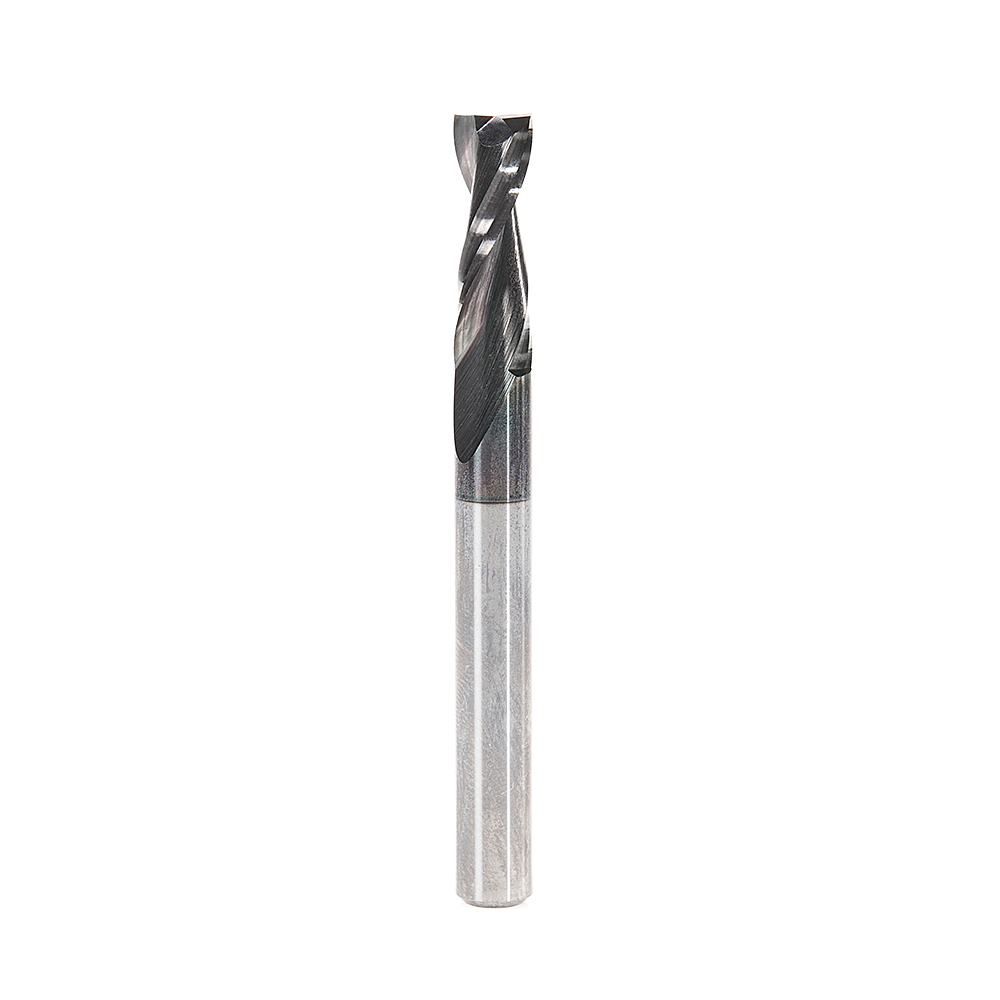 Amana 46102-DLC Solid Carbide Spiral Plunge Diamond-Like Carbon (DLC) Coated for Solid Wood 1/4 Dia x 3/4 x 1/4 Inch Shank Up-Cut