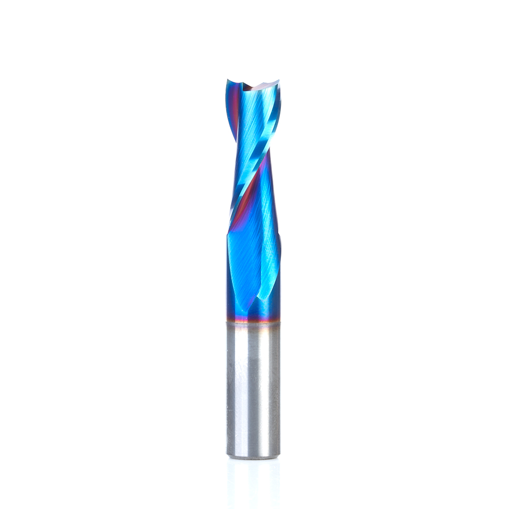 Amana 46103-K Solid Carbide Spektra, Extreme Tool Life Coated Spiral Plunge 3/8 Dia x 1 x 3/8 Inch Shank Up-Cut