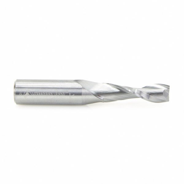 Amana 46104 Solid Carbide Spiral Plunge 3/8 Dia x 1-1/4 x 1/2 Inch Shank Up-Cut