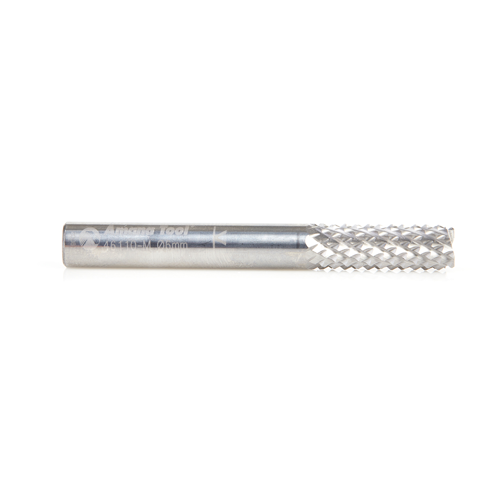 Amana 46110-M End Mill Point Diamond Pattern Composite Cutting 6mm Dia x 19mm x 6mm Shank