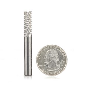 Amana 46110 End Mill Point Diamond Pattern Composite Cutting 1/4 Dia x 3/4 x 1/4 Inch Shank