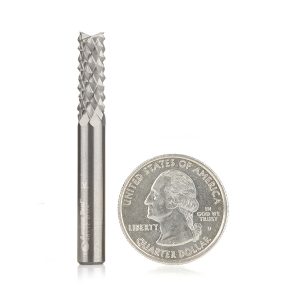 Amana 46112 End Mill Point Diamond Pattern Composite Cutting 1/4 Dia x 3/4 x 1/4 Inch Shank