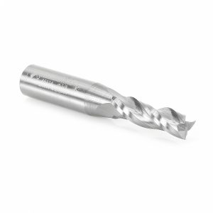 Amana 46114 Solid Carbide Spiral Plunge 3/8 Dia x 1-1/4 x 3/8 Inch Shank Up-Cut, 3-Flute