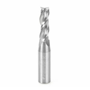 Amana 46114 Solid Carbide Spiral Plunge 3/8 Dia x 1-1/4 x 3/8 Inch Shank Up-Cut, 3-Flute