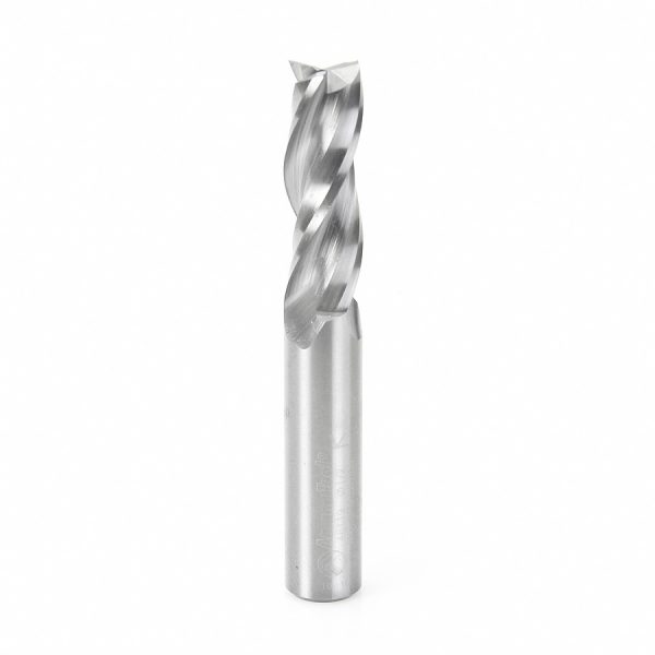 Amana 46116 Solid Carbide Spiral Plunge 1/2 Dia x 1-1/2 x 1/2 Inch Shank Up-Cut, 3-Flute