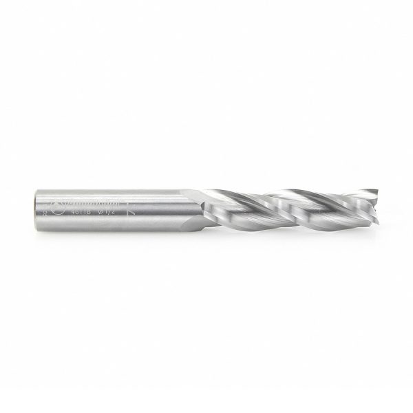 Amana 46118 Solid Carbide Spiral Plunge 1/2 Dia x 2 Inch x 1/2 Shank Up-Cut, 3-Flute