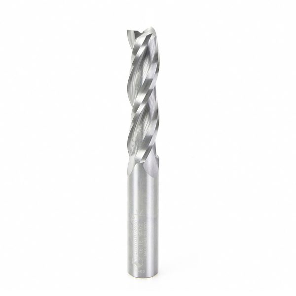 Amana 46118 Solid Carbide Spiral Plunge 1/2 Dia x 2 Inch x 1/2 Shank Up-Cut, 3-Flute