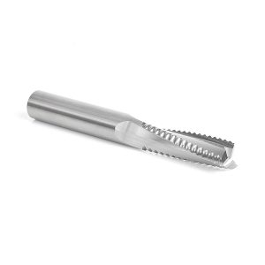 Amana 46124 CNC Solid Carbide Roughing Spiral 3 Flute Chipbreaker 1/2 Dia x 1-5/8 x 1/2 Inch Shank Up-Cut Router Bit