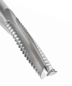 Amana 46126 CNC Solid Carbide Roughing Spiral 3 Flute Chipbreaker 1/2 Dia x 2 Inch x 1/2 Shank Up-Cut Router Bit