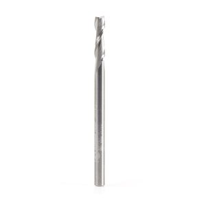 Amana 46127 Solid Carbide Spiral Plunge 1/8 Dia x 1/2 x 1/8 Shank x 2 Inch Long Up-Cut