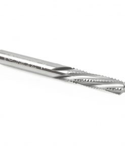 Amana 46133 Solid Carbide End Mill Point Roughing Spiral 6 Flute x 1/4 Dia x 1 x 1/4 Shank for Composite Materials