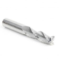 Amana 46134 CNC Solid Carbide Spiral Flute Roughing/Finishing with Chipbreaker 1/2 Dia x 1-5/8 x 1/2 Inch Shank Up-Cut, 3-Flute Router Bit
