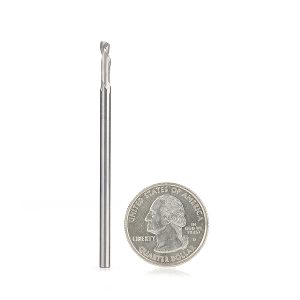Amana 46137 CNC Solid Carbide Compression Spiral Single Flute 1/8 Dia x 3/8 x 1/8 Inch Shank