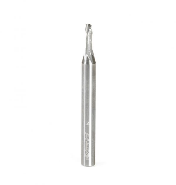 Amana 46139 CNC Solid Carbide Compression Spiral Single Flute 1/8 Dia x 3/8 x 1/4 Inch Shank
