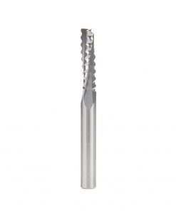 Amana 46141 CNC Solid Carbide Roughing Spiral 3 Flute Chipbreaker 1/4 Dia x 7/8 x 1/4 Inch Shank Up-Cut Router Bit