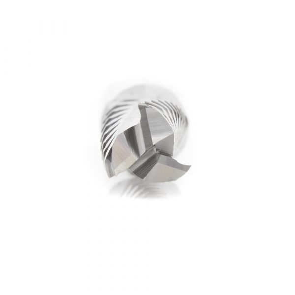 Amana 46141 CNC Solid Carbide Roughing Spiral 3 Flute Chipbreaker 1/4 Dia x 7/8 x 1/4 Inch Shank Up-Cut Router Bit
