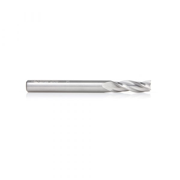 Amana 46149 Solid Carbide Spiral Plunge 1/4 Dia x 3/4 x 1/4 Inch Shank Up-Cut, 3-Flute