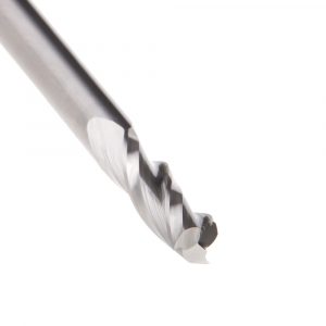 Amana 46149 Solid Carbide Spiral Plunge 1/4 Dia x 3/4 x 1/4 Inch Shank Up-Cut, 3-Flute