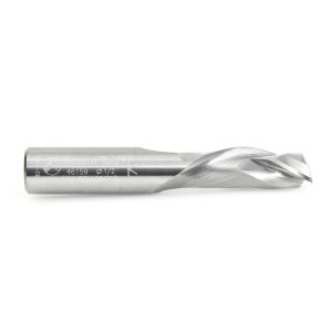 Amana 46159 CNC Solid Carbide Compression Spiral 1-Flute x 1/2 Dia x 1-1/4 x 1/2 Inch Shank