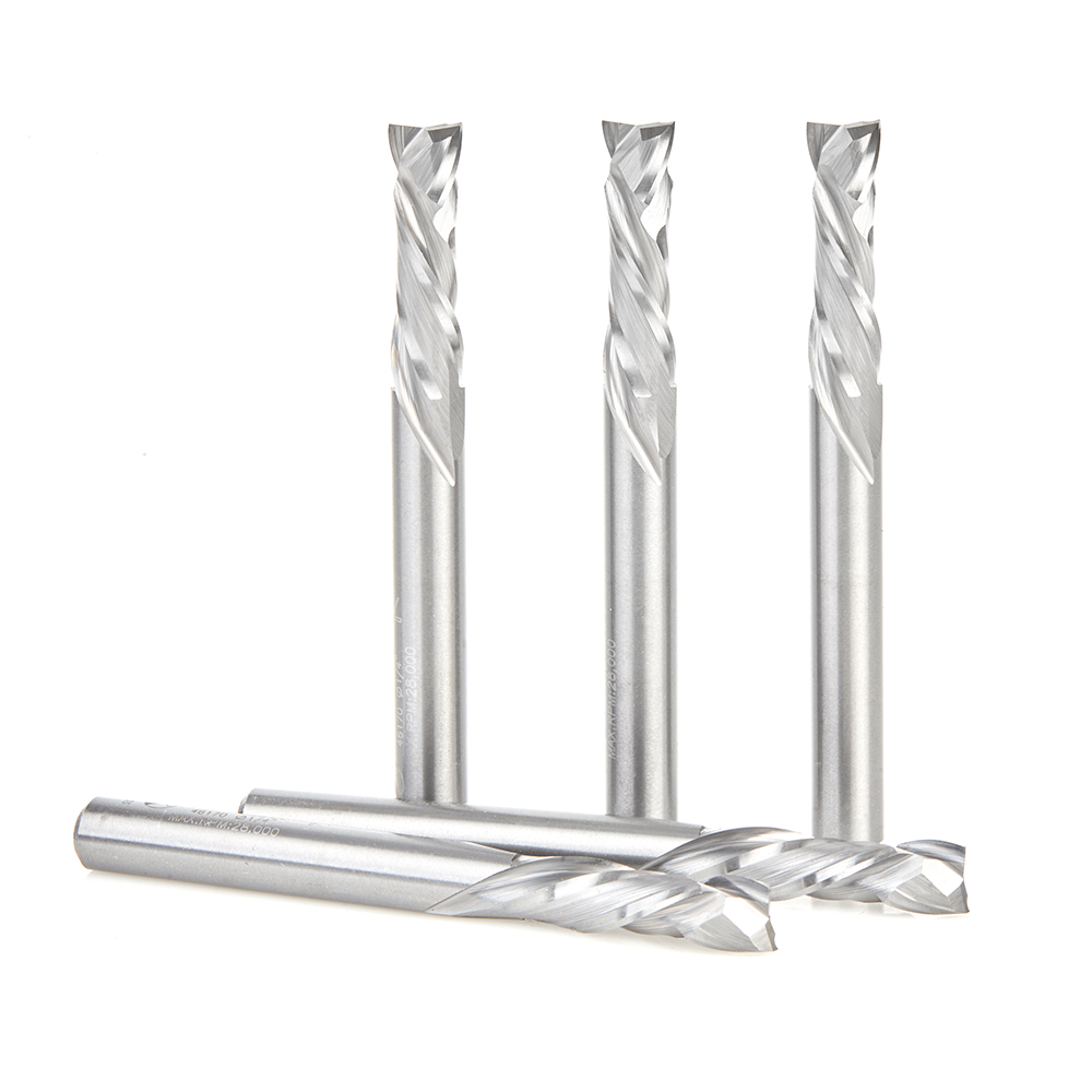 Amana 46170-5 5 Pack CNC Solid Carbide Compression Spiral 1/4 Dia x 7/8 x 1/4 Inch Shank