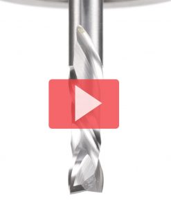 Amana 46170 CNC Solid Carbide Compression Spiral 1/4 Dia x 7/8 x 1/4 Inch Shank