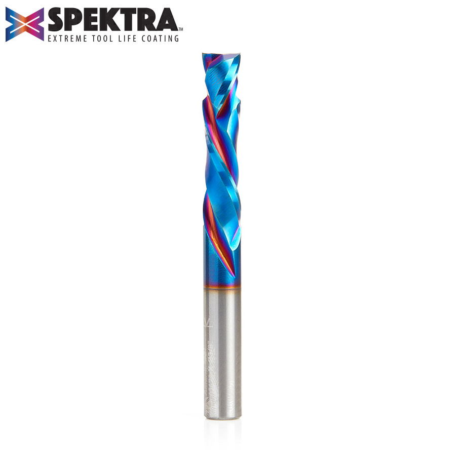 Amana 46179-K CNC Solid Carbide Spektra, Extreme Tool Life Coated Compression Spiral 3/8 Dia x 1-5/8 x 3/8 Shank