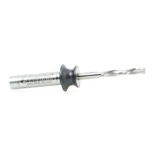 Amana 46184 Solid Carbide Compression 3-Pc. Set Including Two 46180 Compression Bits and One 47632 Router Adapter