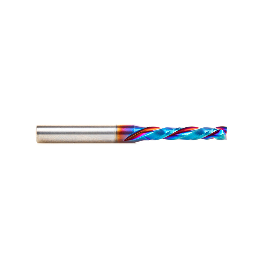Amana 46187-K CNC Solid Carbide Spektra, Extreme Tool Life Coated Mortise Compression Spiral 3/16 Dia x 1 Inch x 1/4 Shank Router Bit