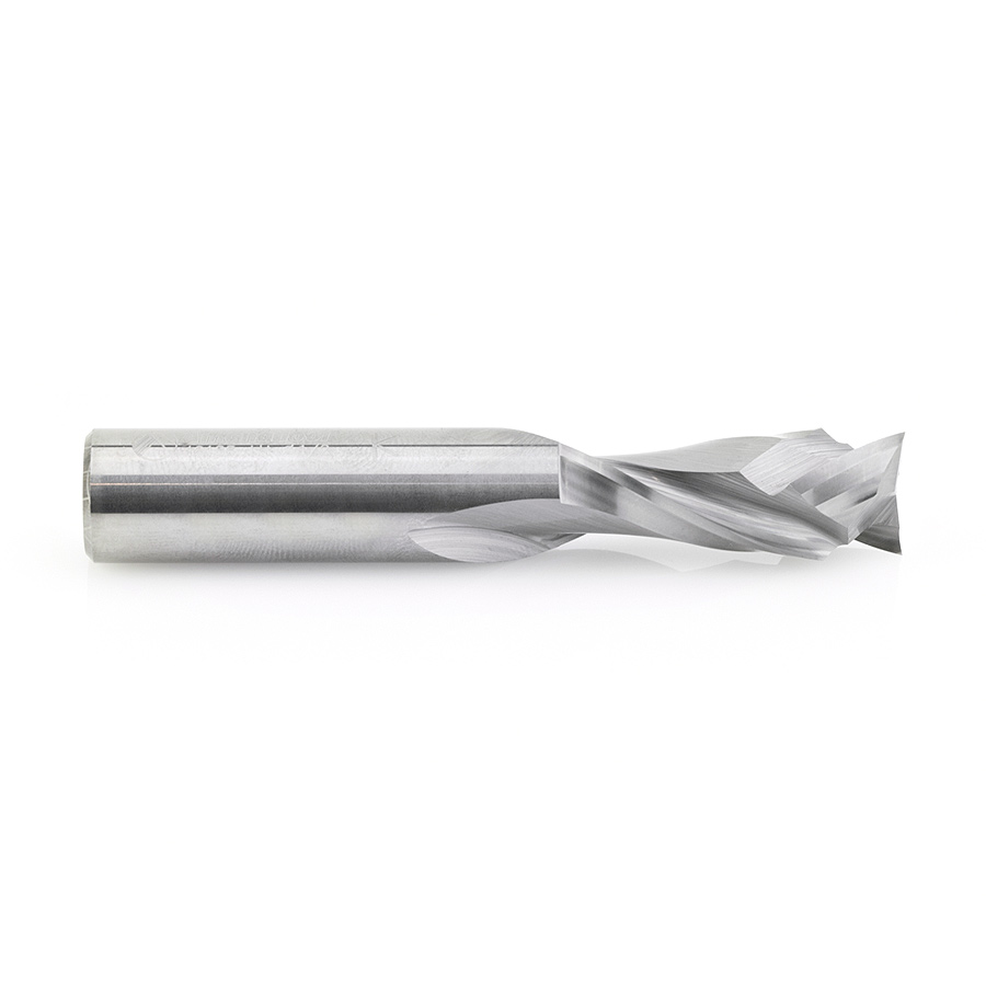 Amana 46188-LH CNC Solid Carbide Compression Spiral L/H x 1/2 Dia x 1-1/4 x 1/2 Inch Shank
