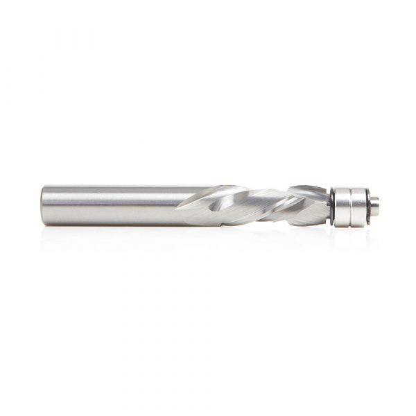 Amana 46192 Solid Carbide Compression Spiral 1/2 Dia x 1-1/4 x 1/2 Inch Shank with Double Ball Bearing