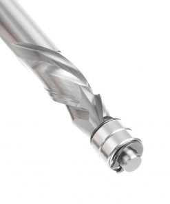 Amana 46192 Solid Carbide Compression Spiral 1/2 Dia x 1-1/4 x 1/2 Inch Shank with Double Ball Bearing