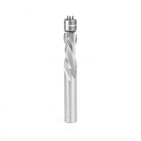 Amana 46192 Solid Carbide Compression Spiral 1/2 Dia x 1-1/4 x 1/2 Inch Shank with Double Ball Bearing